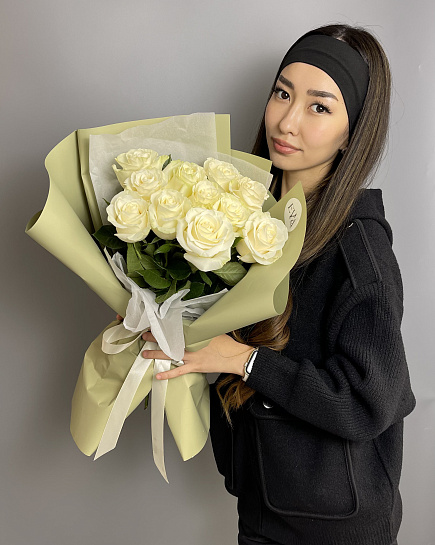 Bouquet of Kiss of the princesses flowers delivered to Almaty
