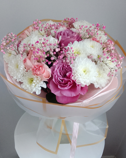 Assembled bouquet with delivery to Astana