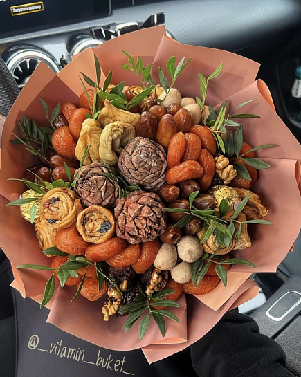 Bouquet of Dried fruit bouquet flowers delivered to Astana