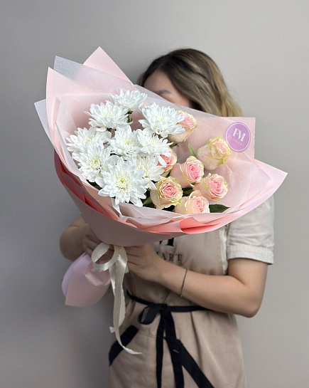 Bouquet of Gentle flowers delivered to Astana