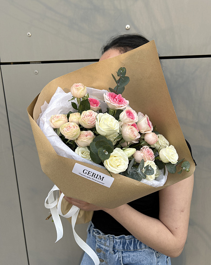 Assembled bouquet with delivery to Astana