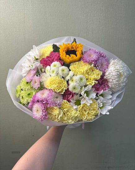Солнечный микс с подсолнухом с доставкой по Астане