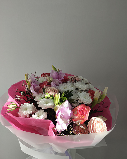 Assembled bouquet with delivery to Astana