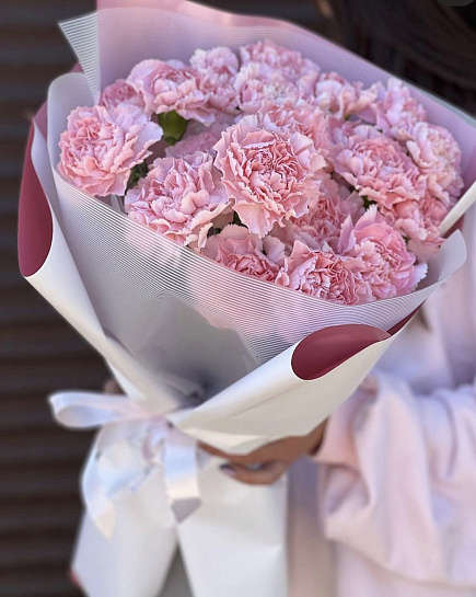 Pink sunset with delivery to Kostanay.