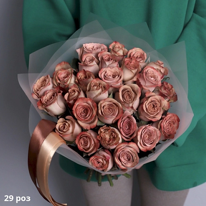 Bouquet of roses Cappuccino (29)