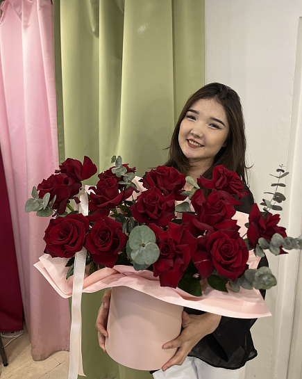 Assembled bouquet with delivery to Astana