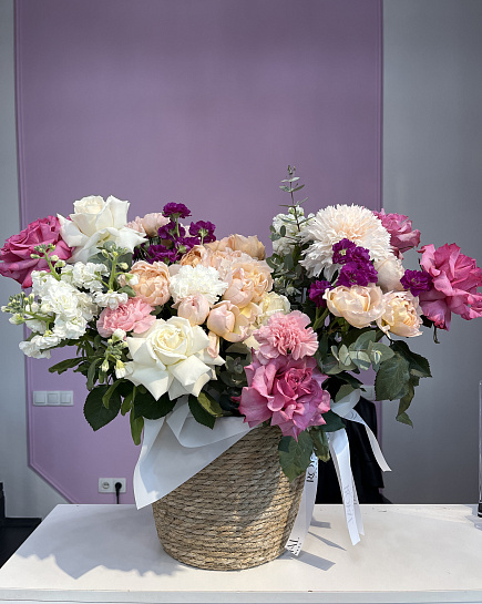 Assembled bouquet with delivery to Astana