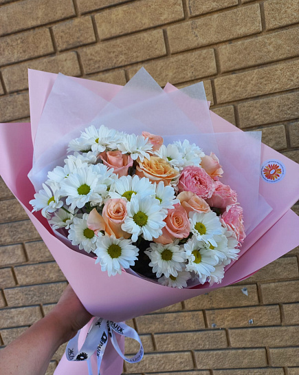 Bouquet of Pink cloud flowers delivered to Almaty