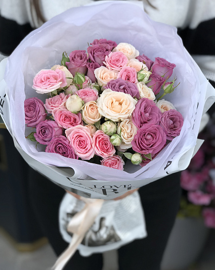 Bouquet of Assorted Bushes 11pcs flowers delivered to Astana