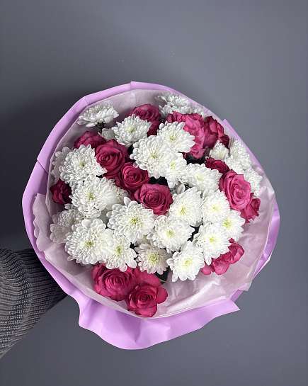 Assembled bouquet with delivery to Astana