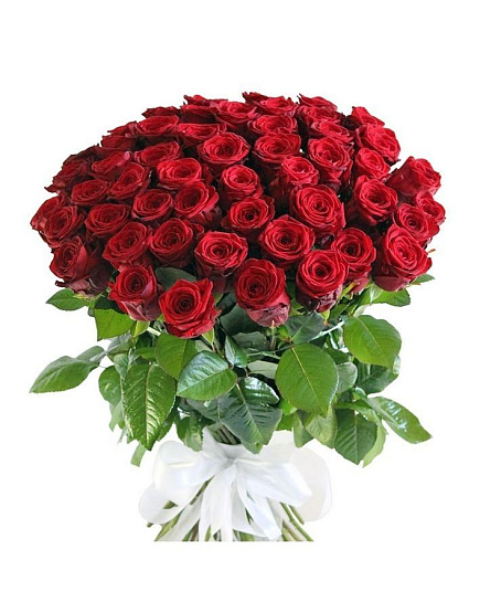 Букет из 51 красной розы с доставкой по Астане