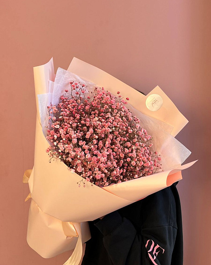 Bouquet of Monobouquet from gypsophila flowers delivered to Aktau