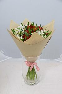 Bouquet of 15 alstromeries