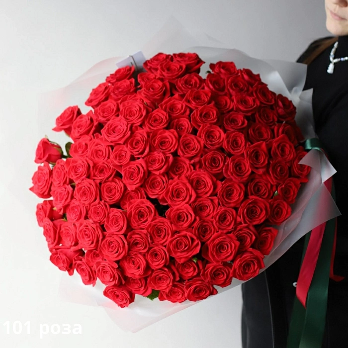 Букет из красных роз (101)