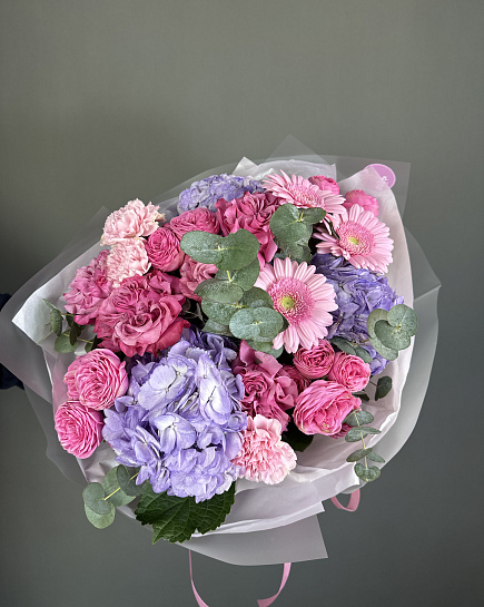 Assembled bouquet with delivery to Astana