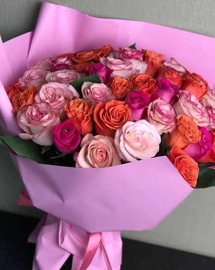 Bouquet of 51 Mix flowers delivered to Uralsk