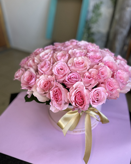 Bouquet of Pink hat flowers delivered to Rudniy