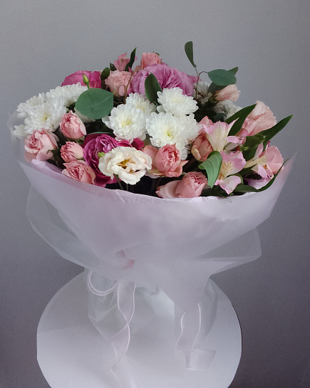 Assembled bouquet with delivery to Astana