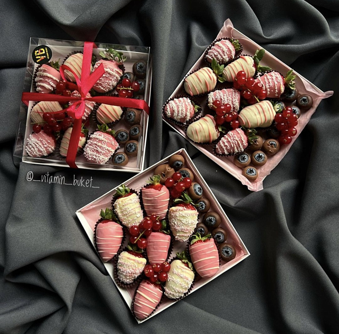 Strawberries in Belgian chocolate