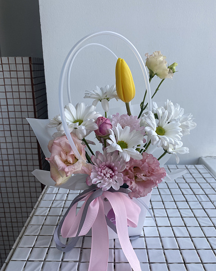 Assembled bouquet with delivery to Astana