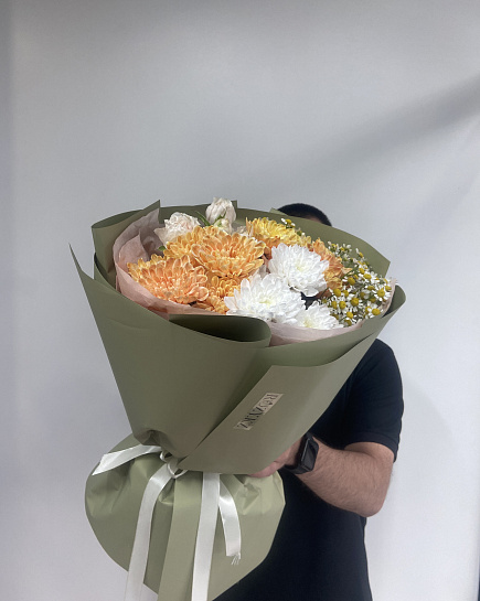 Assembled bouquet with delivery to Astana