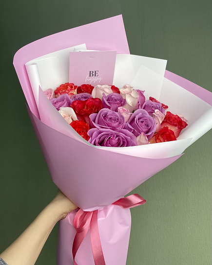 Bouquet of Assorted 25 flowers delivered to Taraz