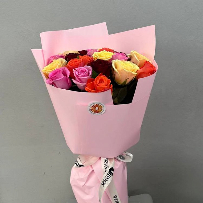 Bouquet of 21 roses mix
