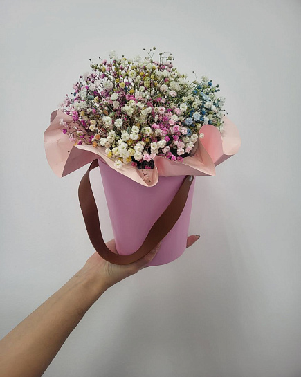Bouquet of Gypsophila flowers delivered to Astana