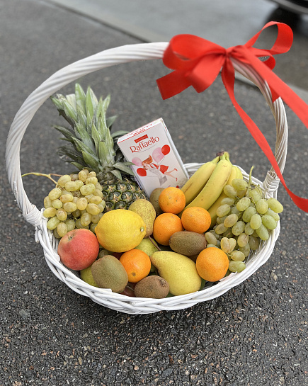 Bouquet of Fruit Set # 8 flowers delivered to Kostanay.