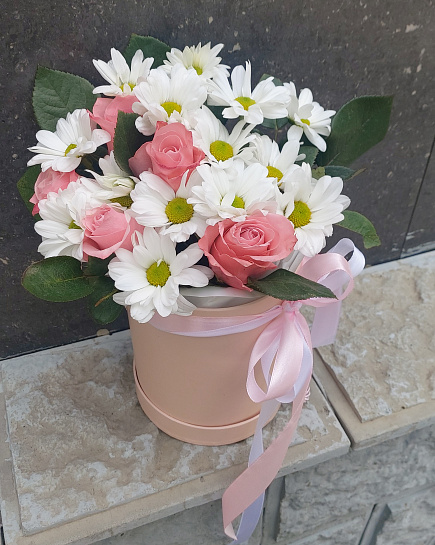 Chrysanthemums and roses with delivery to Pavlodar