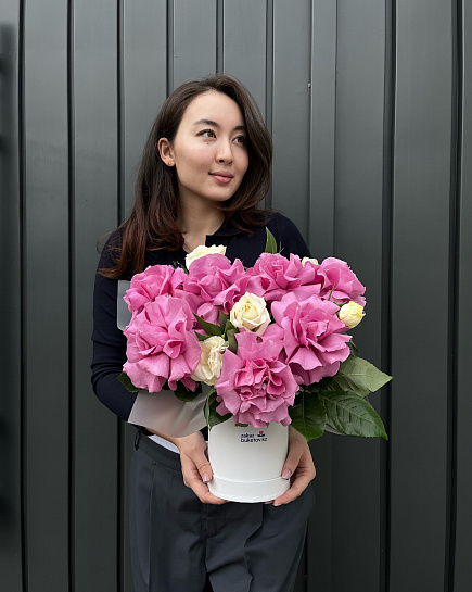 Bouquet of Composition Glory flowers delivered to Shymkent