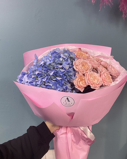 Assembled bouquet with delivery to Astana