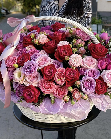 Bouquet of Pink Rai flowers delivered to Astana