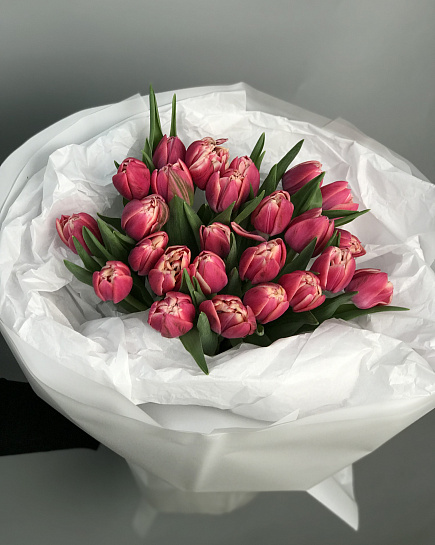 Tulips 25pcs with delivery to Astana