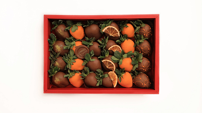 Set New Year 24 strawberries