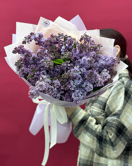 Bouquet of Lush bouquet of lilacs flowers delivered to Almaty