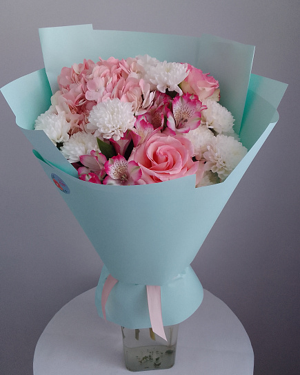 Assembled bouquet with delivery to Astana