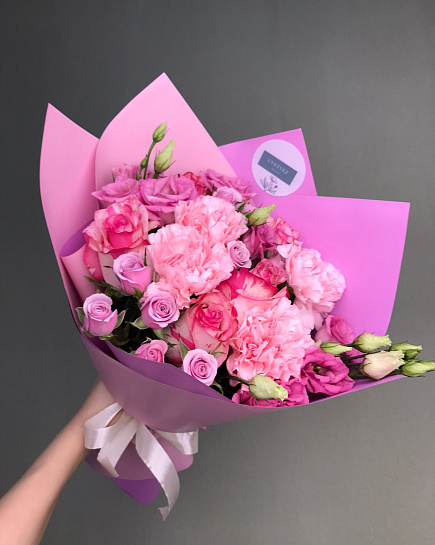 Сборный букет цветов "Сияй" с доставкой по Астане