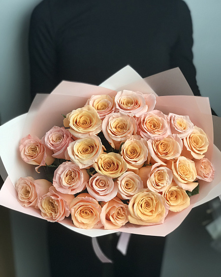 Bouquet of Bouquet of roses Shimmer flowers delivered to Astana
