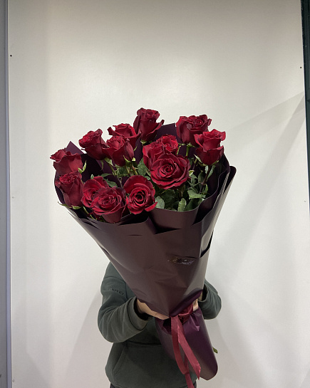 Assembled bouquet with delivery to Astana