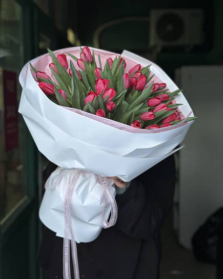 51 тюльпан с доставкой по Караганде
