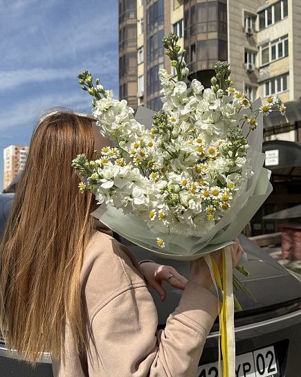 Bouquet of Shine flowers delivered to Almaty