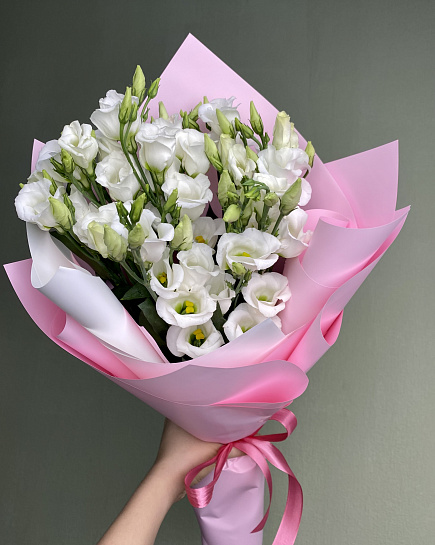 Bouquet of Eustoma bouquet. flowers delivered to Kostanay.