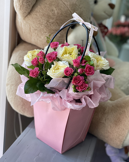 Bouquet of compliment flowers delivered to Karaganda