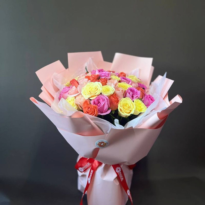 Bouquet of 45 roses mix