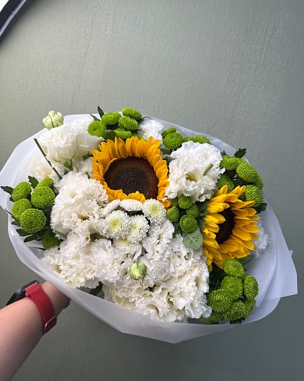 Солнечное настроение с подсолнухами с доставкой по Астане