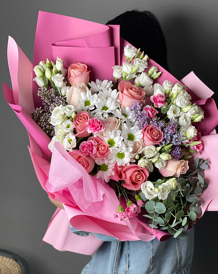 Flower mix 38 with delivery to Almaty