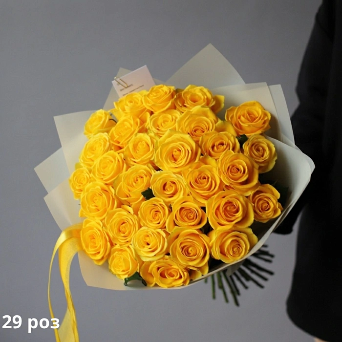 Букет из желтых роз (29)