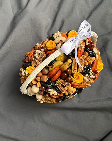 Bouquet of Mix basket with dried fruits and nuts flowers delivered to Astana