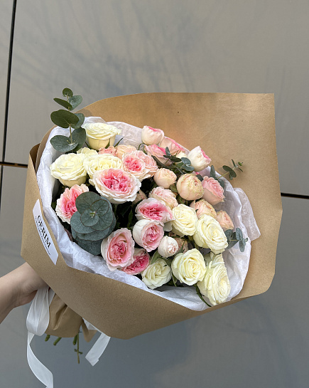 Assembled bouquet with delivery to Astana